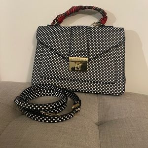 Betsey Johnson polka dot bag!